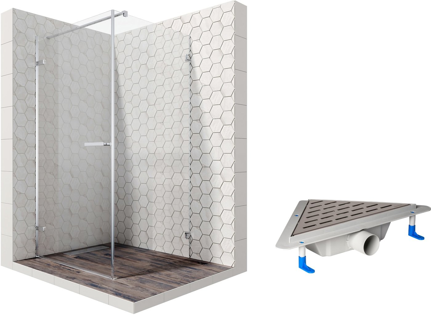 

Душевой уголок Ambassador Set 10011102L-ST10