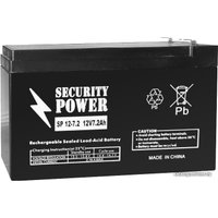 Аккумулятор для ИБП Security Power SP 12-7.2 F2 (12В/7.2 А·ч)