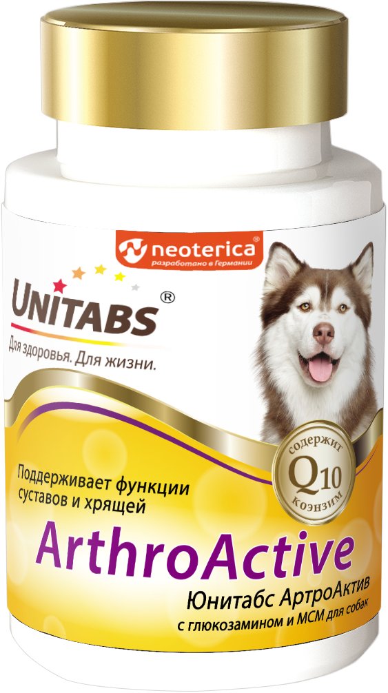 

Лакомство для собак Unitabs ArthroАctive для суставов и хрящей (100 шт)