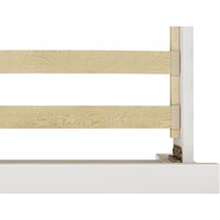 Кровать Bravo Мебель Вероника-1 200x140 (белый античный)