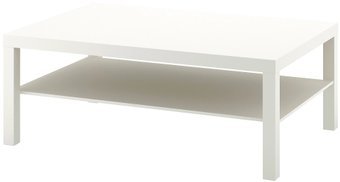Журнальный столик Ikea Лакк 904.499.05 (белый)