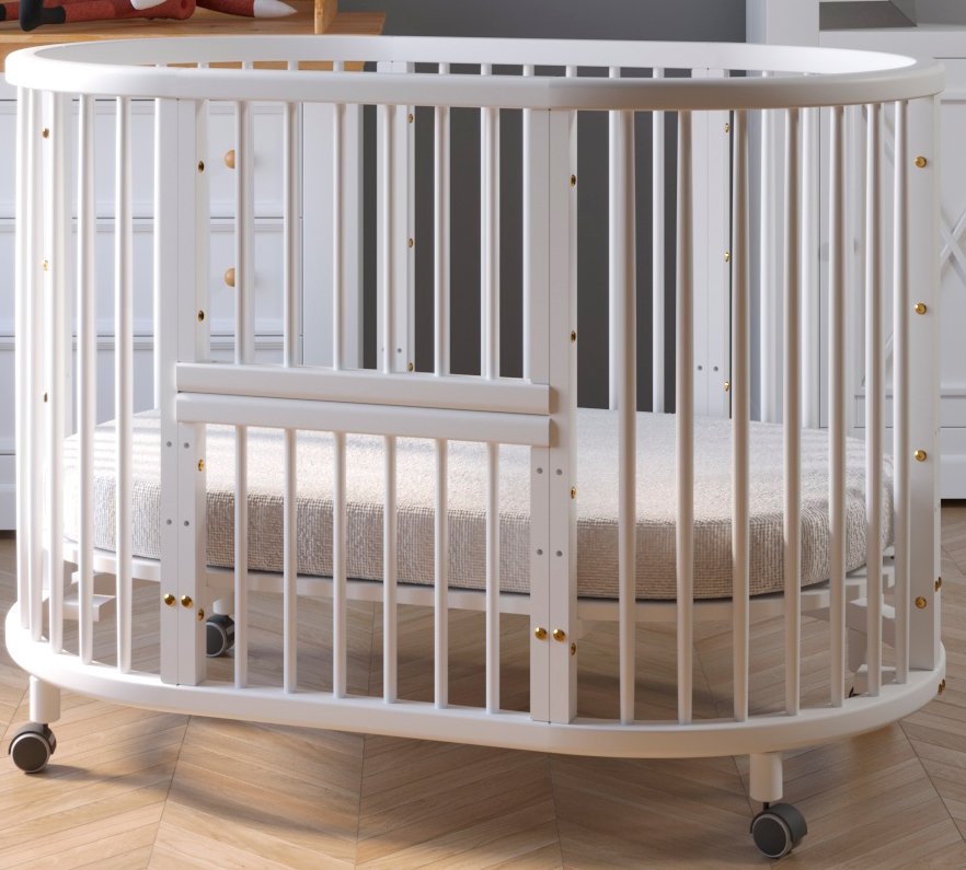 

Кроватка-трансформер Bambini 16_38_14 (белый)