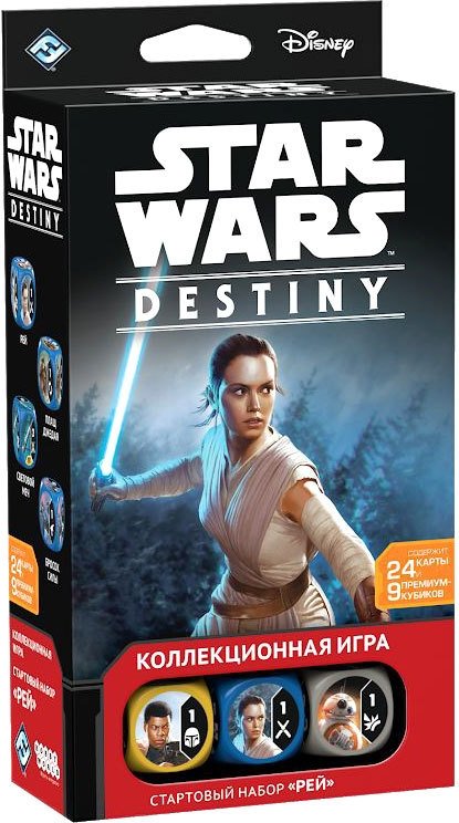 

Настольная игра Мир Хобби Star Wars: Destiny. Стартовый набор Рей