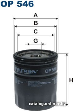 Масляный фильтр Filtron OP 546
