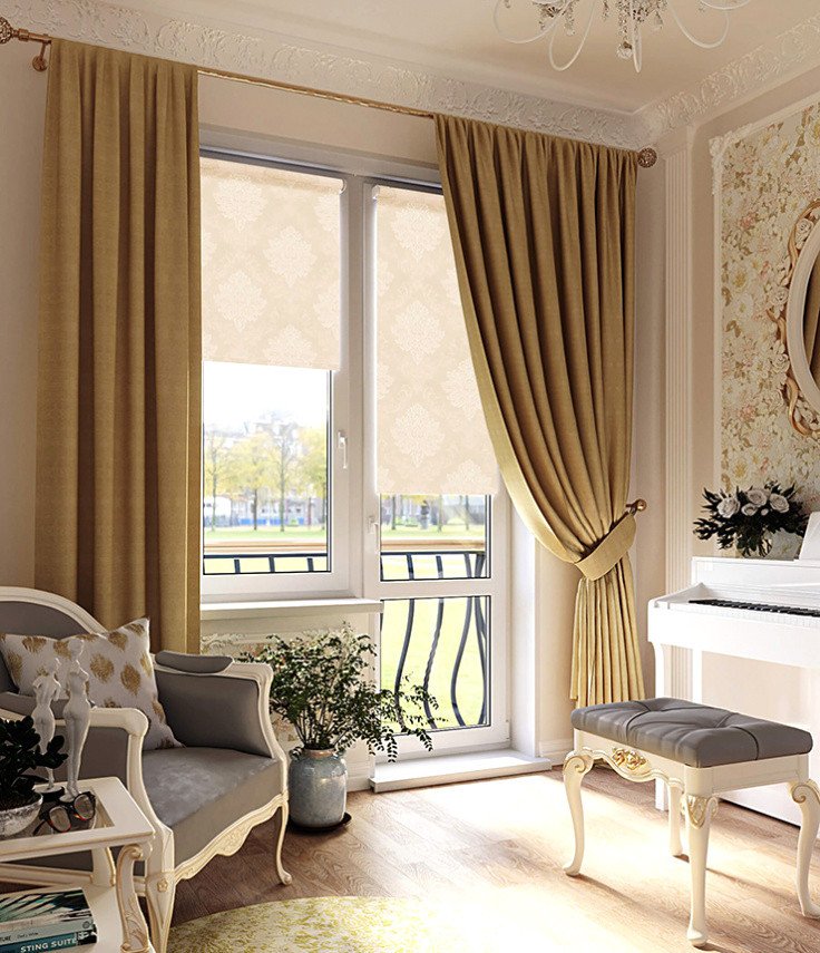 

Рулонные шторы Legrand Шарм 52x175 (бежевый)