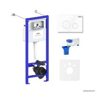 Инсталляция для унитаза Lavinia Boho Relfix 5 в 1 77020046 (белый пластик)