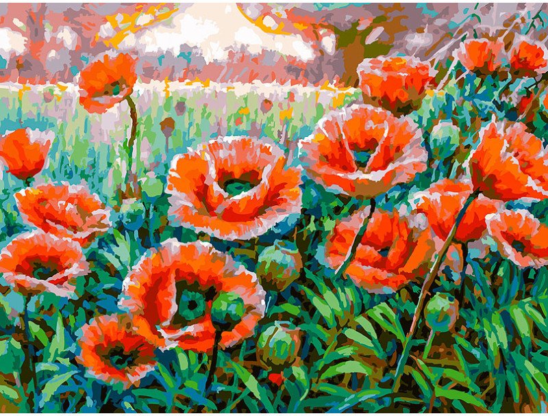 

Картина по номерам Белоснежка Нежное дыхание полудня 456-AS