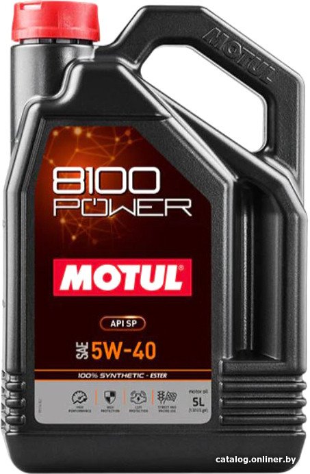 Моторное масло Motul 8100 Power 5W-40 5л