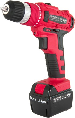 Дрель-шуруповерт Slogger CD314Li (с 2-мя АКБ, кейс)