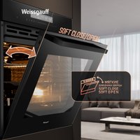 Электрический духовой шкаф Weissgauff EOM 791 SDB Black Edition