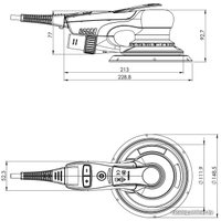 Эксцентриковая шлифмашина Metabo SXE 150-5.0 BL 615050000