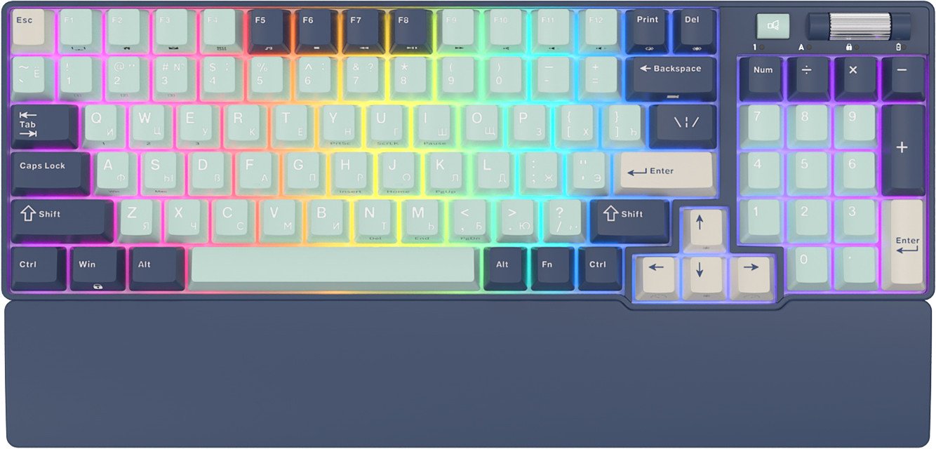 

Клавиатура Royal Kludge RK96 RGB (синий, RK Red)