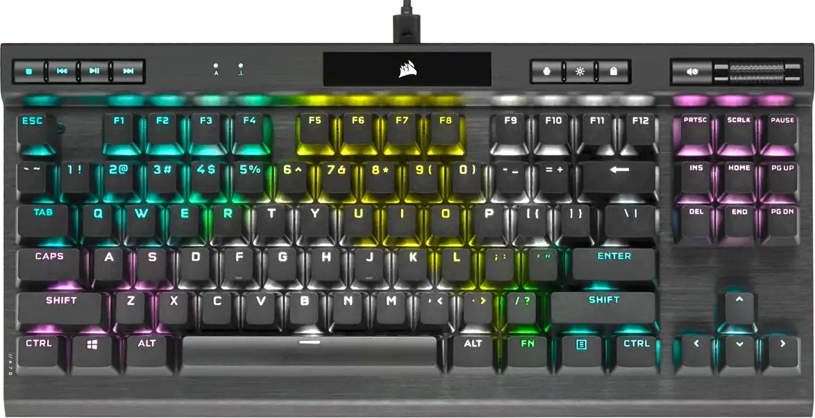 

Клавиатура Corsair K70 RGB TKL (Corsair OPX, нет кириллицы)