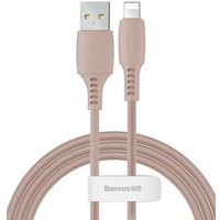 Кабель Baseus CALDC-04 USB Type-A - Lightning (1.2 м, розовый)