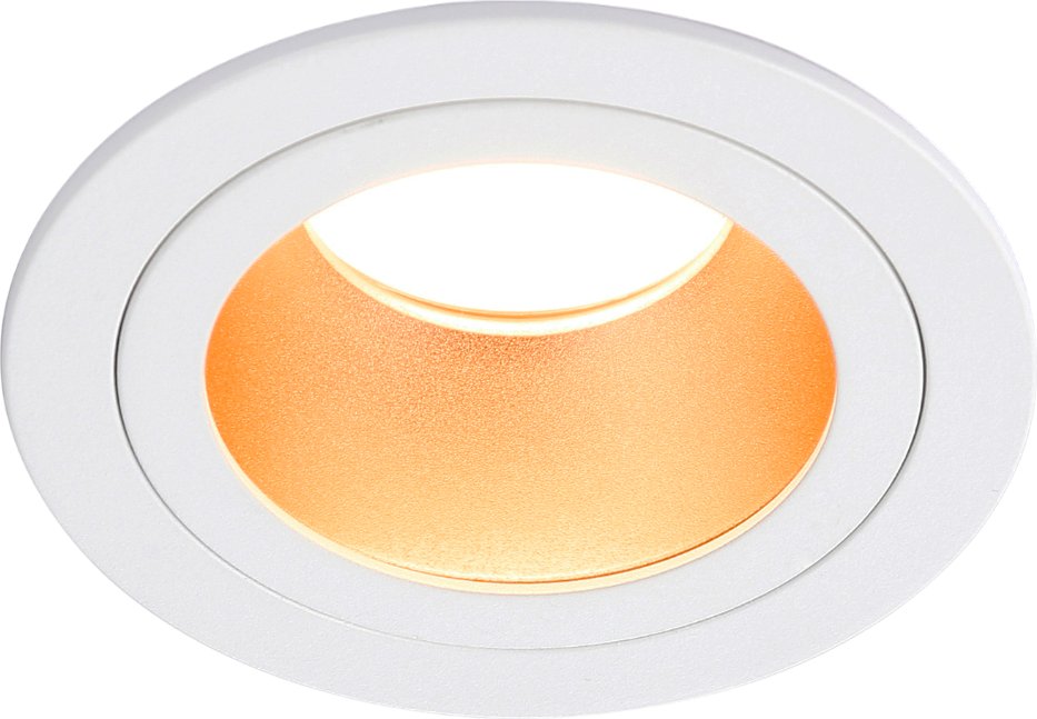 

Точечный светильник PROxSON TN102823 WH/GD (белый/золото)