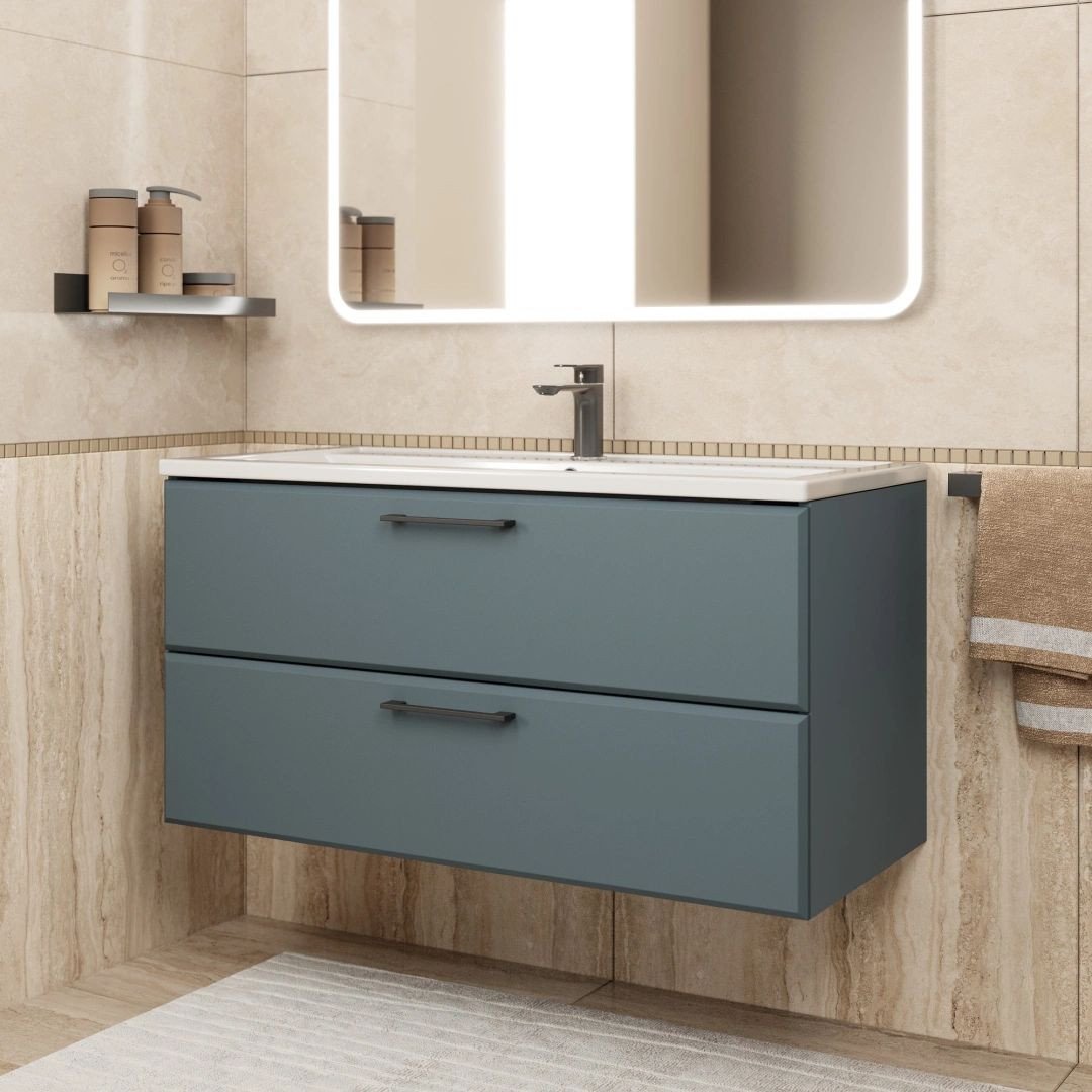 Uperwood Тумба под умывальник Foster New 100 см (серый графит)