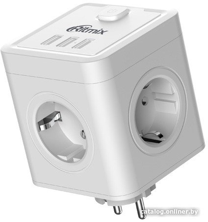 Сетевой фильтр Ritmix RM-043 (белый)