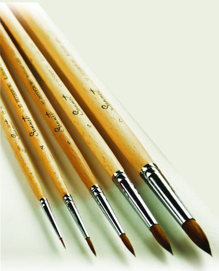 

Кисть для рисования Невская палитра Сонет 111204 (колонок микс, круглая, на короткой ручке №4)