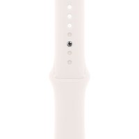 Умные часы Apple Watch Series 10 46 мм (алюминиевый корпус, розовое золото/легкие румяна, спортивный силиконовый ремешок M/L)