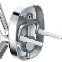 Держатель для туалетной бумаги Lemer Nature с крышкой на силиконовом креплении LEM-N09CR (хром)