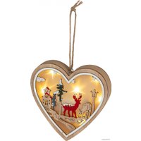 Елочная игрушка ЭРА Сердце ENGDS-5L Б0060479