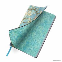 Ежедневник BRAUBERG недатированный Van Gogh 111983 (голубой)