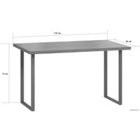 Кухонный стол LoftyHome Тасос 1627734 (мрамор пуно)