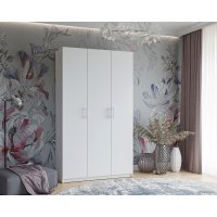 Шкаф распашной Мебель-АРС Элит (белый)