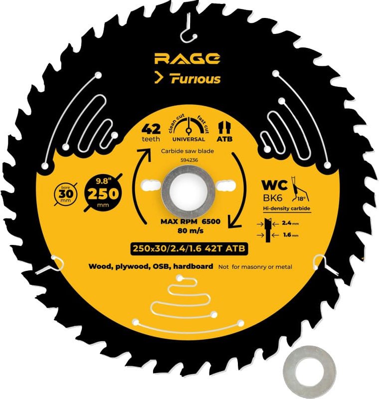 

Пильный диск Vira Rage Furious 594236