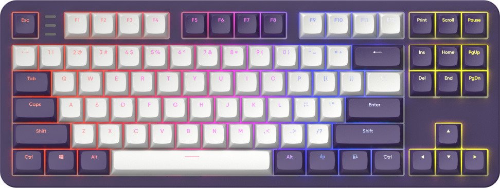 Клавиатура Dark Project ALU87A Violet (g3ms Sapphire, нет кириллицы)
