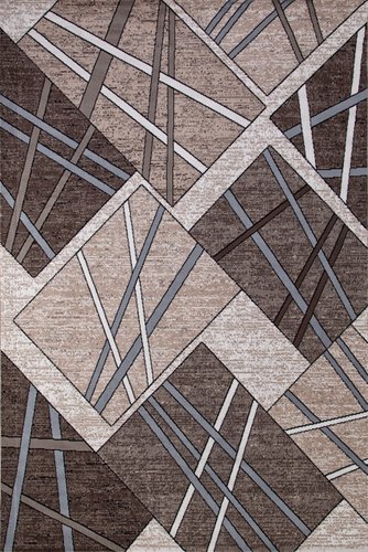 Ковер для жилой комнаты Merinos Sierra D487-STAN-BEIGE-BROWN-2 (1.5x3)