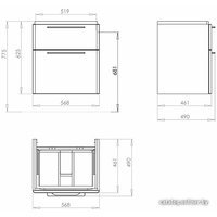  Kolo Тумба под умывальник Traffic [89433]