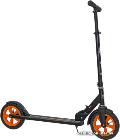 Двухколесный подростковый самокат Bibitu Cross SKL-037AWS (черный/оранжевый)
