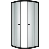 Душевой уголок Метакам Classic Black 90x90 ШПS_013571 (матовое стекло)