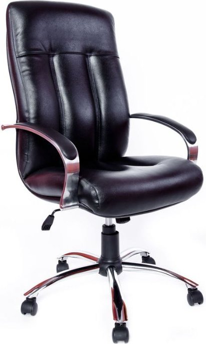 

Офисное кресло Деловая обстановка Даллас Хром СХН кожа (черный)