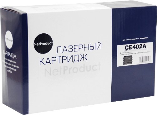 

Картридж NetProduct N-CE402A (аналог HP CE402A)