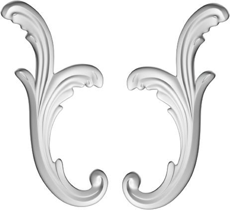 Декоративный элемент Decor-Dizayn Орнамент О8 (2 шт)