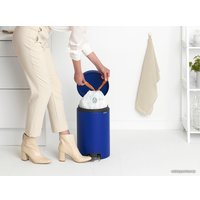 Мусорное ведро Brabantia Pedal Bin NewIcon 12 л (минерально-синий)