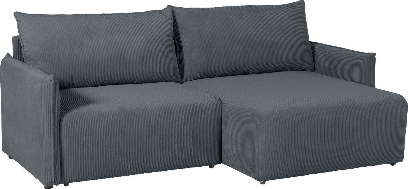Угловой диван Mio Tesoro Boxwel 418 Б-1.5ек-1.5пфек-Б (графит 935)