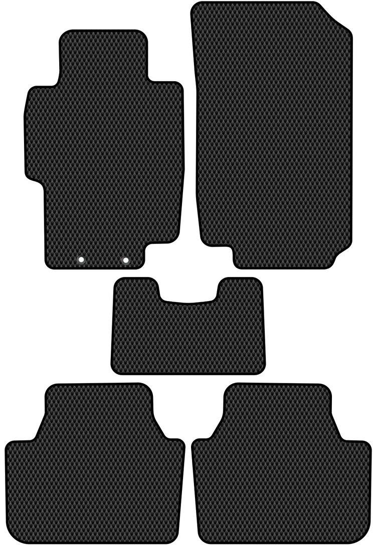 

Комплект ковриков для авто Alicosta Honda Accord VII (седан / CL7, CL9) 2002 - 2008 (черный, ромб)