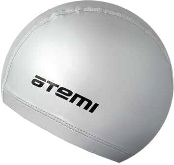 

Шапочка для плавания Atemi PU12 (серебристый)