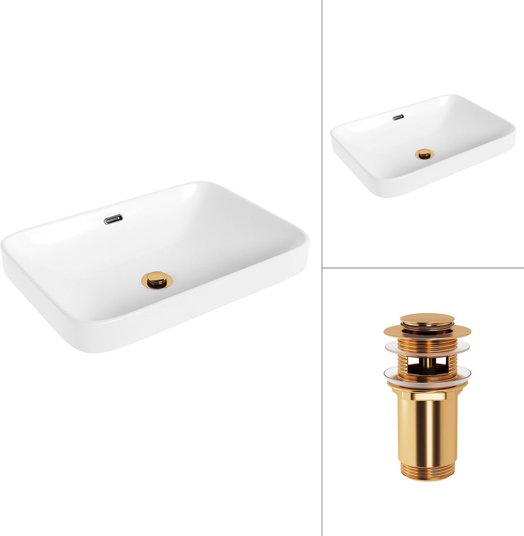 

Умывальник Lauter 21441A + клапан 21190G