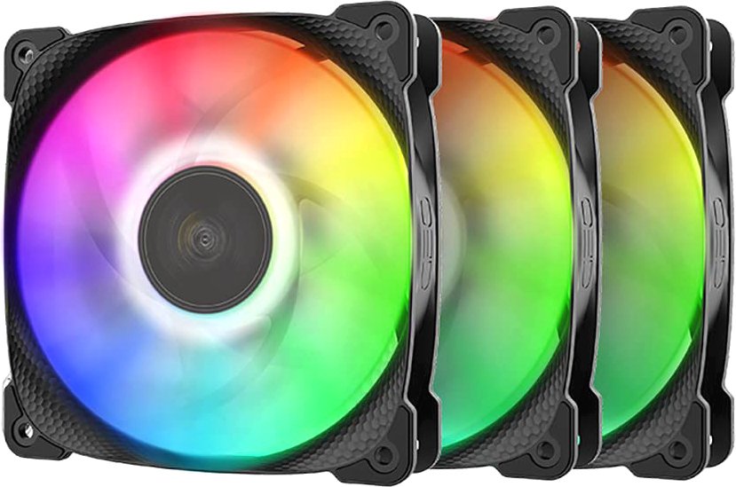 

Комплект вентиляторов для корпуса Geometric Future Squama 2501 ARGB Triple Pack (черный)