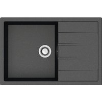 Кухонная мойка MARRBAXX Карельский камень модель 161/Q4 F161Q004 (черный)