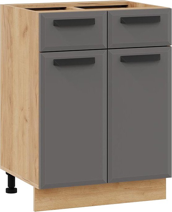 

Шкаф напольный Трия Тиана 1Н6Я1 (дуб крафт золотой/асфальт супермат)