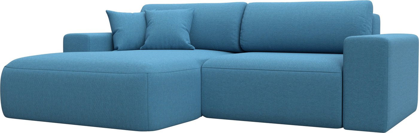 

Угловой диван Лига диванов Лига-036 НПБ Классик левый 125465L (рогожка амур голубой)