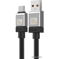 Кабель Baseus CoolPlay Series USB Type-A - USB Type-C (1 м, черный)