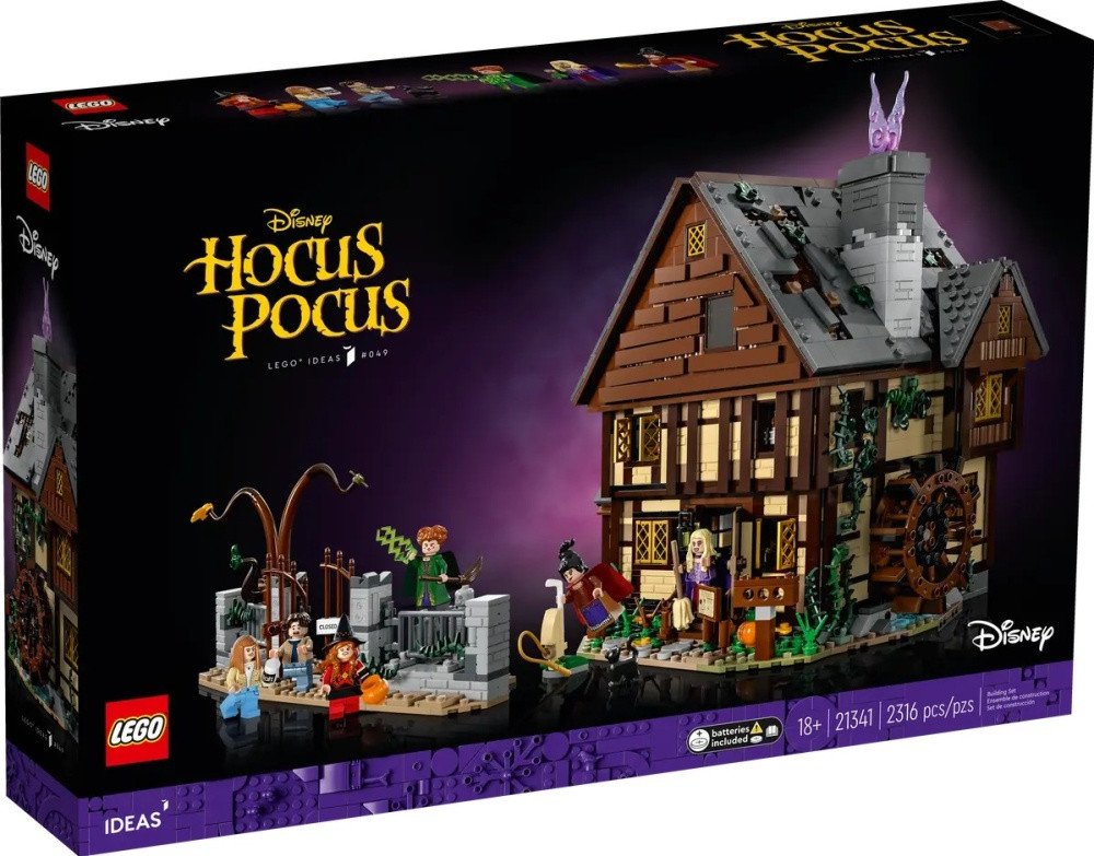 Конструктор LEGO Ideas 21341 Фокус-Покус: Коттедж сестер Сандерсон