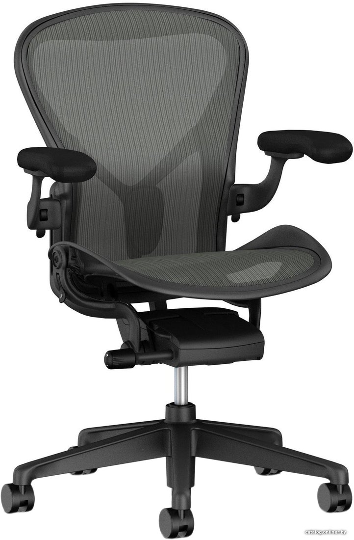 Офисное кресло Herman Miller Aeron (цвет графит, размер С, полная комплектация)