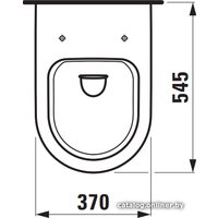 Унитаз подвесной Laufen Kartell Rimless 8203360000001 (без сиденья)